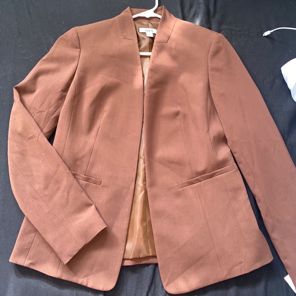 NWT brown blazer sleek